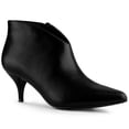 thumbnail image 1 of Unique Bargains Women's Cutout Stiletto Heels Ankle Booties, 1 of 8