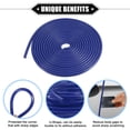 thumbnail image 3 of Unique Bargains Car Door Edge Guard 16.4ft U Shape Rubber Edge Trim Seal Strip Protector Universal PVC Iron Blue, 3 of 7