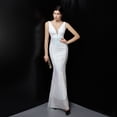 thumbnail image 1 of Vestido de hada de fantasía para fiesta, vestido de noche sexy, vestido largo adelgazante para novia, 1 of 6