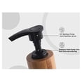 thumbnail image 5 of Juego de dispensador de jabón de vidrio, contiene dispensador de jabón de manos de vidrio y dispensador de jabón de platos de vidrio. Dispensador de jabón negro mate, 5 of 5
