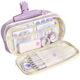 thumbnail image 2 of Estuche para lápices, bolsa para lápices, de gran capacidad, de tela morada para niños, 2 of 2