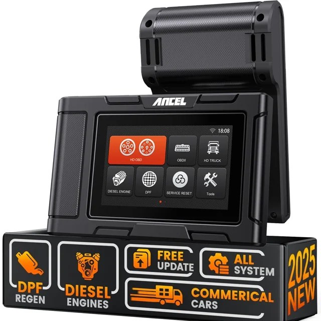ANCEL HD3300 Pro Camion Diesel Robuste Tout Système Scanneur de Diagnostic DPF Régén