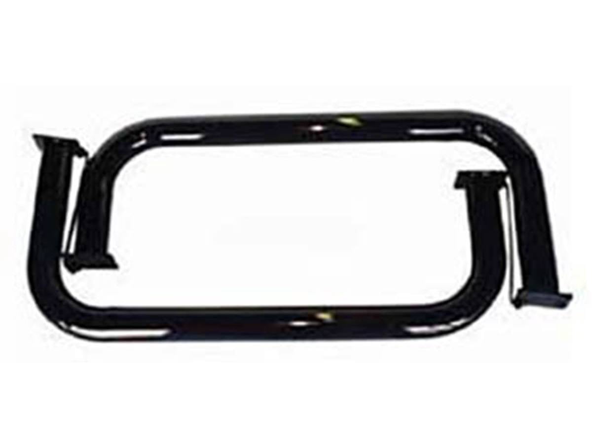 Rugged Ridge by RealTruck Round Tube Side Steps for Jeep CJ | Black | 11504.03 | Compatible with 1976-1986 Jeep CJ
