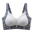 thumbnail image 1 of HongQid Womens Wireless Bras Comfortable Push Up Bra No Underwire Bra Full Support Lift Bralette Everyday Seamless Tshirt Bras, 1 of 2