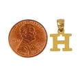 thumbnail image 4 of A to Z Any Any One 14K Yellow Gold Letter Pendant Charm, 4 of 10
