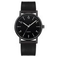thumbnail image 2 of Resicozy Watches for Women Casual Round Dial Stylish Quartz Wrist Watches with Mesh Strap Black with Black Face, 2 of 4