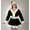 Green, variant on Halco Women's Mrs. Claus Perky Pixie Velvet Dress Costume - Size Medium
