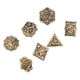 thumbnail image 2 of Dados poliédricos para juegos de mesa, juego de 7 dados poliédricos, juego de dados poliédricos huecos, juego de dados para juegos de rol, aspecto llamativo, 2 of 14