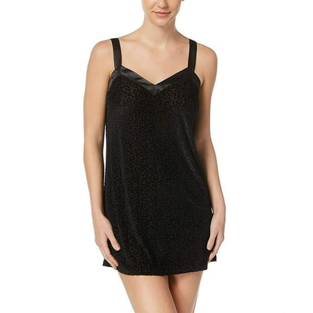

Flora Nikrooz Womens Burnout Sheer Velvet Chemise