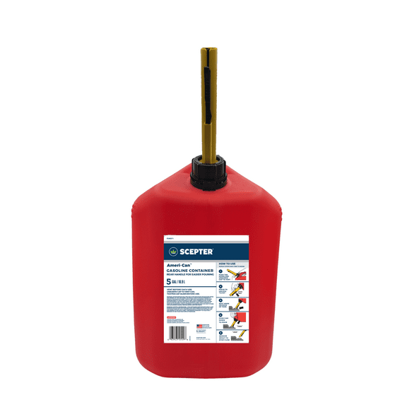 Scepter Ameri-Can 5 Gallon Gas Can with Easy Flo Spout and Spill-Proof Design