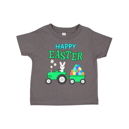 

Inktastic Happy Easter Bunny and Tractor Gift Toddler Boy or Toddler Girl T-Shirt