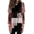 thumbnail image 2 of Liquidation! Tunique Décontractée pour Femmes Manches Longues Col Rond Imprimé Mode avec Poche Offre du Jour Aujourd'hui Liquidation Entrepôt 39, 2 of 5