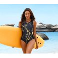 thumbnail image 3 of LAICAIW Women One Piece Athletic Racerback Swimsuit Modest Sport Bathing Suit, 3 of 7