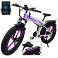 thumbnail image 1 of E-bike Frenos de disco de magnesio Xforz Fat1000TourWhite 1000W R26x4" 14Ah 21 Vel. Salpicadera y Soporte&nbsp;Equipaje Marco, 1 of 1