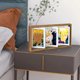 thumbnail image 2 of 4x6 Rotating Picture Frame Desktop Rustic 4x6in Wooden Photo Frames, Double Side-Display 6 Photos, Floating 4x6 Collage Family PictureFrame for Tabletop Display, 2 of 4