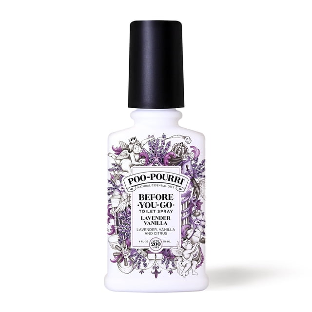 Poo-Pourri México Lavender Vanilla 4 Fl. Oz., Color, 118 Ml