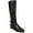 Black, variant on Naturalizer Women's Rena Wide Calf Knee High Boots Black Leather 9M