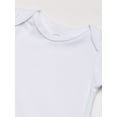 thumbnail image 3 of Luvable Friends Cotton Bodysuits 8Pk, White, 0-3 Months, 3 of 4
