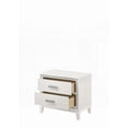 thumbnail image 6 of Haiden White Modern Nightstand with 2 Storage Drawers, 6 of 7