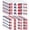 F001- Multicolor, variant on Patriotic decor, Party decoration, 4Th of July decor, 2X3 in, Temporary Tattoo Stickers, independence Day Parades, Themed designs, 10 Pc