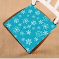 thumbnail image 1 of EREHome Flocon de Neige Coussin de Chaise Coussin de Siège 20x20 Pouces, 1 of 1