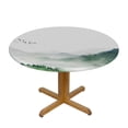 thumbnail image 3 of Acheng Round Tablecloth - Abstract Scenery, Beautiful Nature, Table Decoration 31-35, 3 of 8