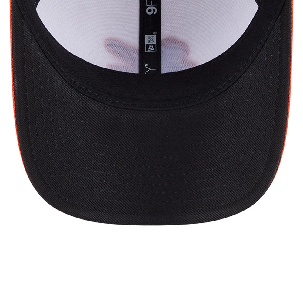 Men's New Era  White Baltimore Orioles Player Replica 9FORTY Adjustable Hat