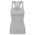thumbnail image 2 of KOGMO Womens Basic Cotton Ribbed Knit Racerback Tank Top 3-Pack (S-XL), 2 of 8