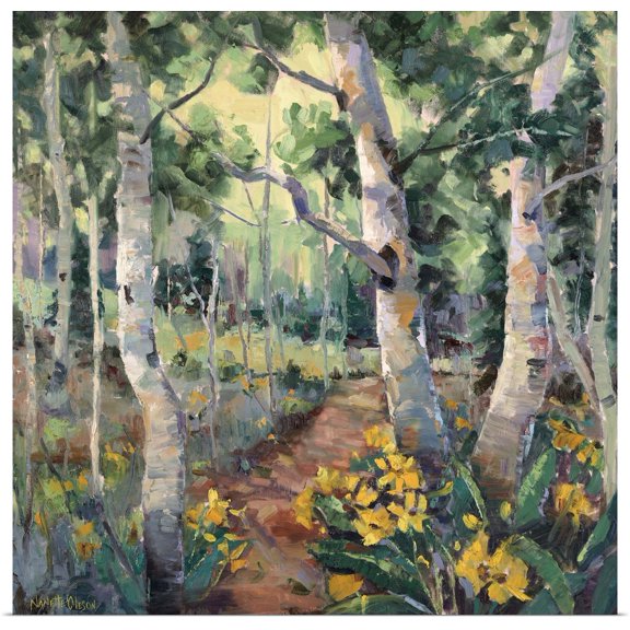 Great BIG Canvas | Rolled Nanette Oleson Poster Print entitled Four Seasons Aspens II