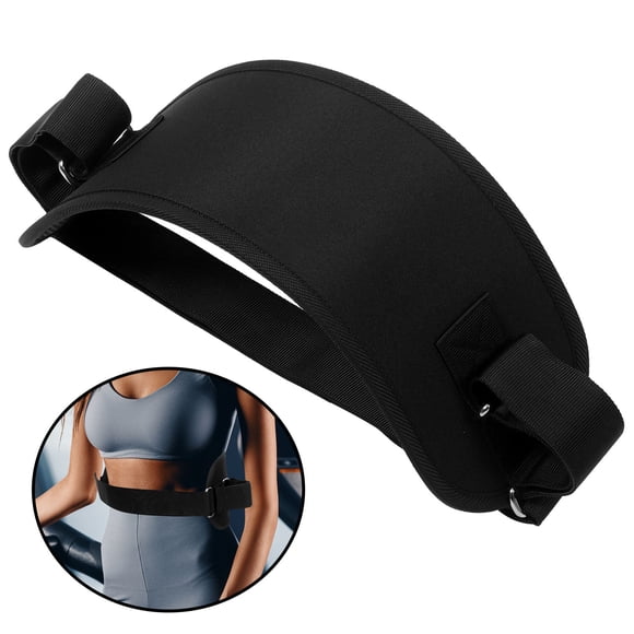 SHOWERORO Barbell Pad for Hip Thrust Exercise Belt Black Hip Protection 1Pcs