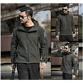 thumbnail image 2 of Men's Fleece Jacket Military Hooded Jacket High quality, 2 of 4