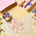thumbnail image 4 of HEATSHAKING 1Set Clear Pink French Manicure Press on Nails Almond Shape Full Coverage Fake Nails, 4 of 8