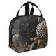 thumbnail image 2 of Easygdp Leopard On Tree Branch Bolsa Térmica Premium - Tela Oxford Impermeable, Gran Capacidad, Bolsillo Frontal, Unisex para Trabajo, Escuela, Actividades al Aire Libre y Picnics, 2 of 8