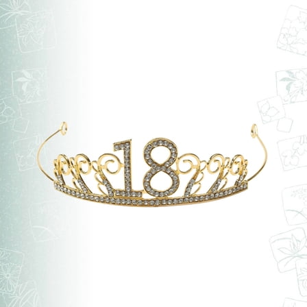LOLIPPYY Birthday Cake Topper Crown In Elegant Design For Women 1Pcs