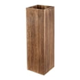 thumbnail image 4 of Paragüero de madera, estante de almacenamiento de paraguas, rectangular, organizador de pie, barril retro para puerta, hotel, oficina, hogar, 4 of 9