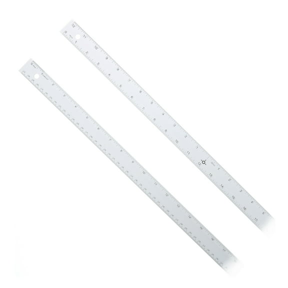 Alumicolor Straightedge with Center Finding Back, 24"