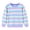 Orange Blue Bar, variant on LYMAYTER Boys Girls Sweatshirt for Kids Toddler Stripes Crewneck Sweatsuit Infant Spring Fall Bottoming Shirt 10 Months-10 Years
