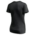 thumbnail image 3 of Women's Black Golden State Warriors Primary Logo V-Neck T-Shirt, 3 of 3