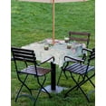 thumbnail image 4 of Fsddascl Spring Pink Flower Outdoor Tablecloth - 60x60 Inch Square Dining Table Cover, Branch Blue Vintage Mottled Wall Waterproof Outdoor Table Cloth with Umbrella Hole & Zipper for Picnic/Patio, 4 of 7