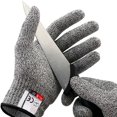 thumbnail image 2 of CUITING Cut Resistant Unisex Work Gloves  Large  Pair  HPPE Gray, 2 of 10