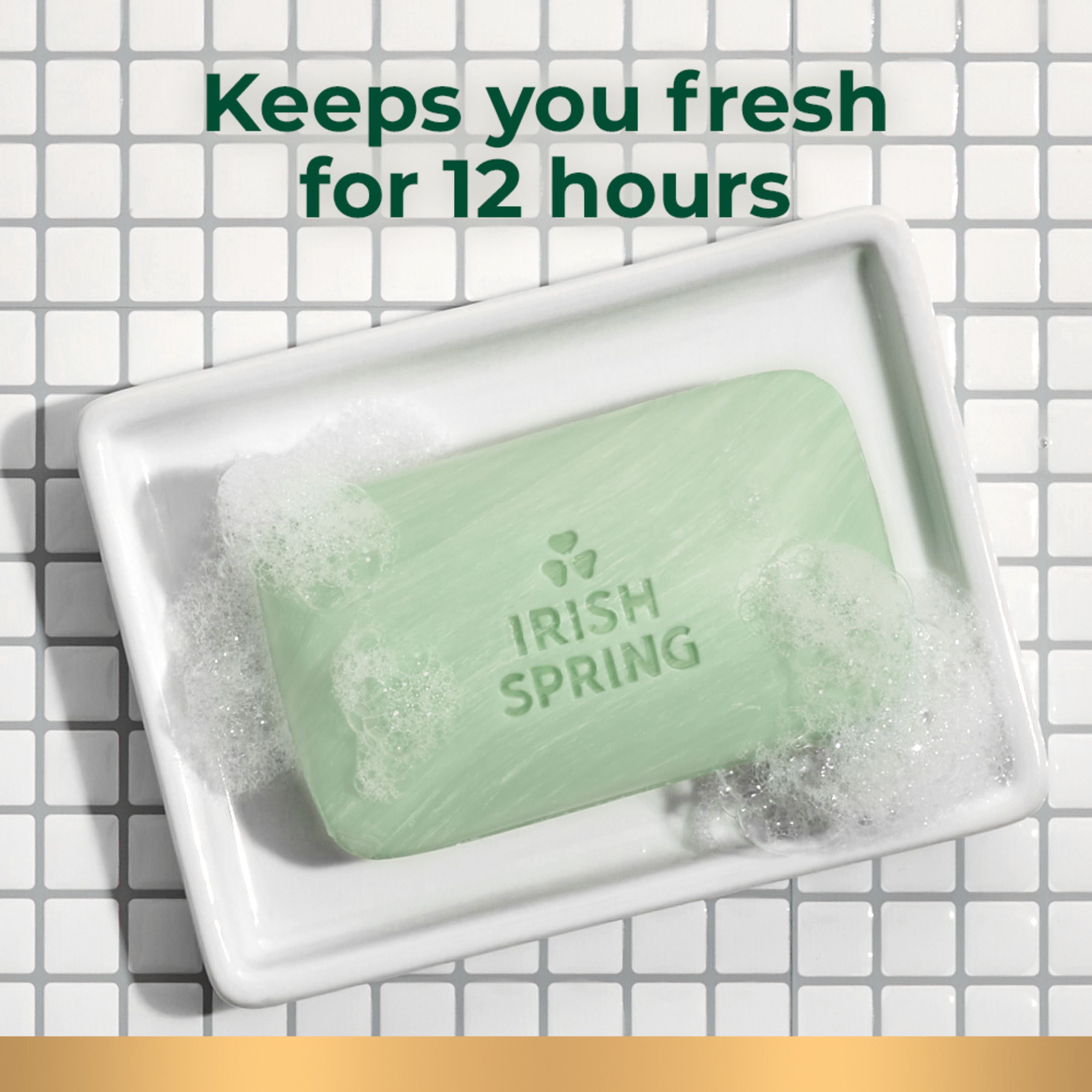 Irish Spring Aloe Mist Deodorant Bar Soap for Men, Feel Fresh All Day, 3.7 oz, 12 Pack - image 2 of 23