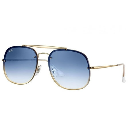 Ray-Ban Gradient Blaze The General RB3583N-001-X058-16 Gold Round Sunglasses  | Walmart Canada