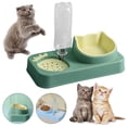 thumbnail image 2 of Cat Food Dispenser Water Dispenser Large Capacity Integrated Auto Feeder G8J1, 2 of 8