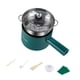 thumbnail image 2 of Olla eléctrica multifuncional para cocinar al vapor, pequeña, de 1,8 l, antiadherente, para pasta, dumplings, fideos y sopa. verde con vapor, 2 of 9