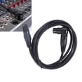 thumbnail image 1 of 2PCS XLR Microphone Extension Cable Adapter, 90 XLR Female to Straight XLR Male Cable, PVC 3 Pin Mic Connector for Speaker Recording Studio, 1 of 7