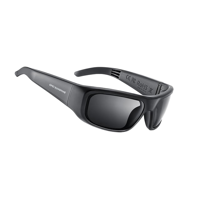 Lentes de sol de audio resistentes al agua, lentes de sol Bluetooth de oído abierto para escuchar música y hacer llamadas telefónicas con lentes de seguridad polarizadas UV400
