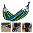 thumbnail image 4 of Hamaca de campamento Baoblaze portátil para 1 a 2 personas con Bolsa de almacenamiento Azul Verde, 4 of 6