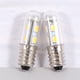 thumbnail image 2 of EeaseMX 2 bombillas de bajo consumo para frigorífico, bombillas LED para frigorífico, campana extractora y máquina de coser (E14, 110 V, luz blanca), 2 of 7
