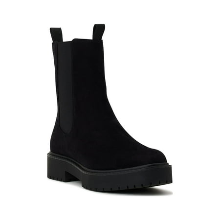 

Time and Tru Women s Mid Shaft Chelsea Boots Wide Width