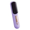 thumbnail image 1 of Cepillo alisador de pelo portátil, minicepillo alisador con 4 ajustes de temperatura, pantalla LED, recargable por USB, calentamiento rápido, peine alisador de viaje., 1 of 9